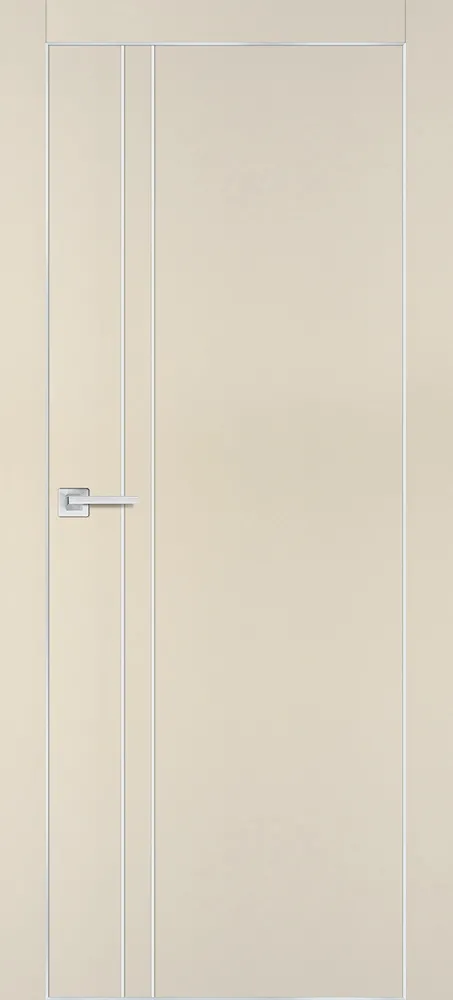 Фото Межкомнатная дверь PX-20  AL кромка с 4-х ст. Бежевый матовый